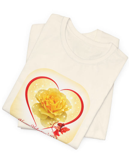 "Happy Valentine's Day" Unisex Jersey Short Sleeve Tee