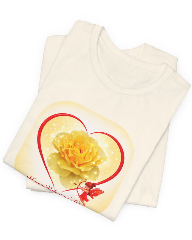 "Happy Valentine's Day" Unisex Jersey Short Sleeve Tee