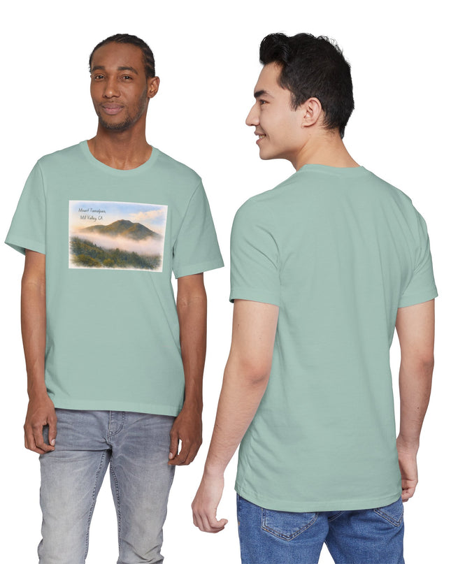 "Mount Tamalpais, Mill Valley, California" Unisex Jersey Short Sleeve Tee