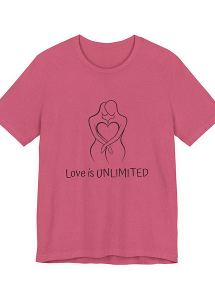 "Love is Unlimited" Unisex Jersey Short Sleeve Tee