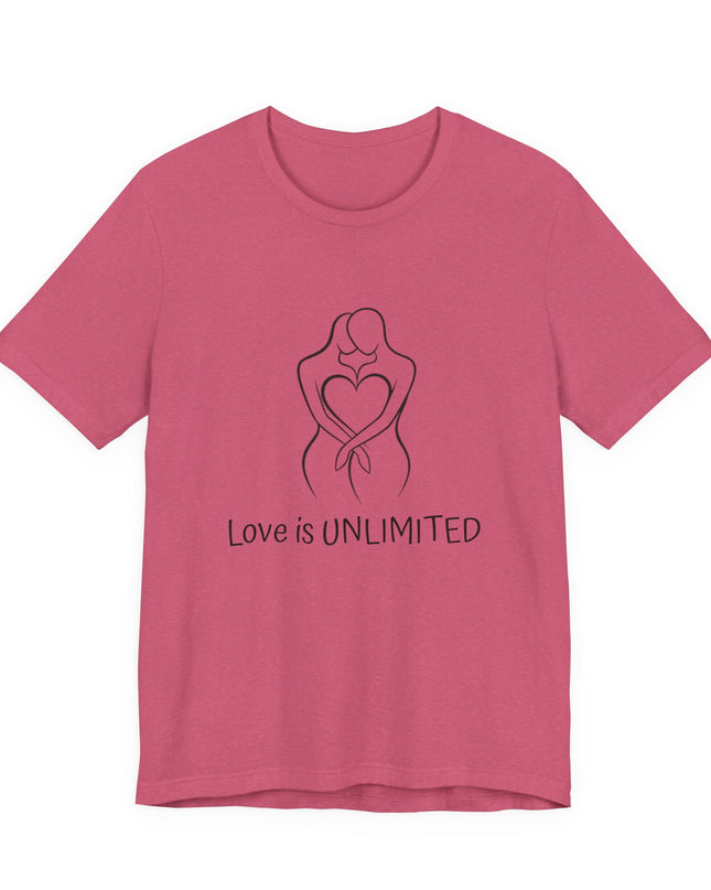 "Love is Unlimited" Unisex Jersey Short Sleeve Tee