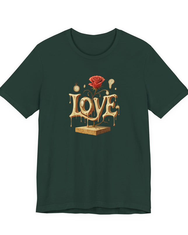 "Love - Salvador Dali Style" Unisex Jersey Short Sleeve Tee