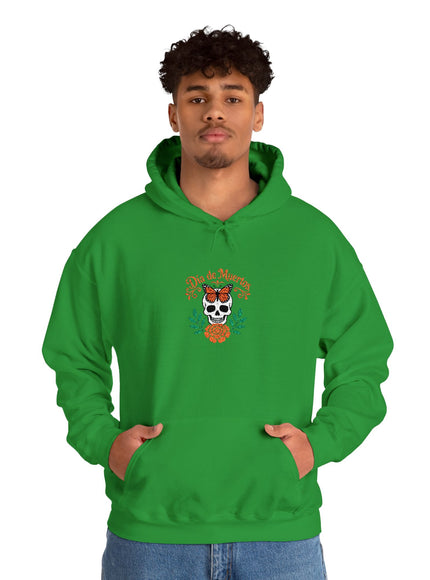 "Día de Muertos" Unisex Heavy Blend Hooded Embroidered Sweatshirt