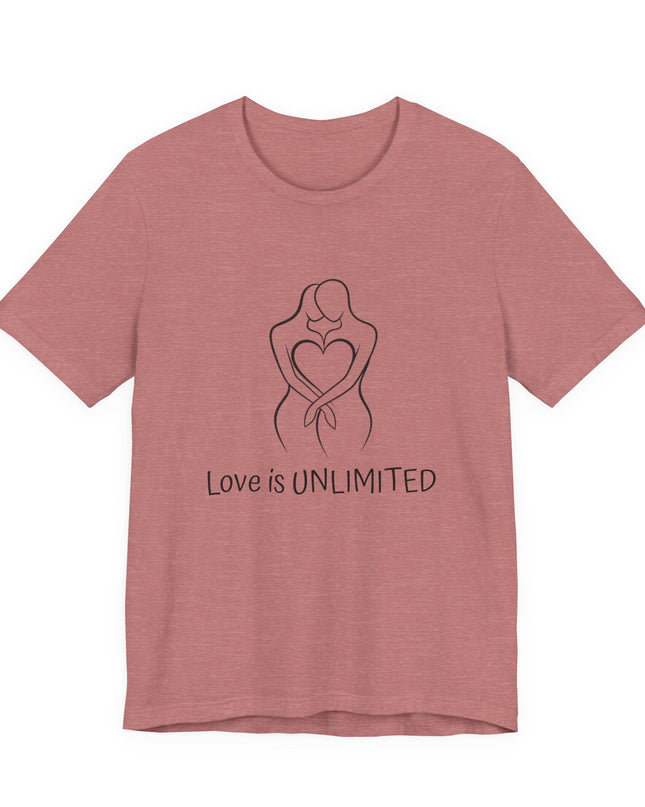 "Love is Unlimited" Unisex Jersey Short Sleeve Tee