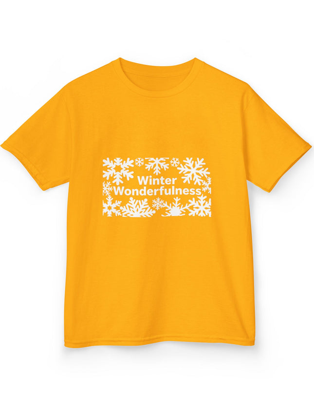 "Winter Wonderfulness" Kids Heavy Cotton Tee
