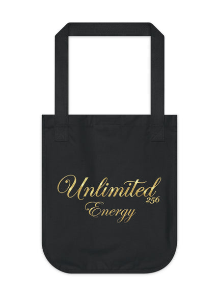 "Unlimited 256 Energy" Organic Canvas Tote Bag