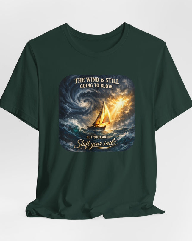 "Shift your Sails" Unisex Jersey Short Sleeve Tee