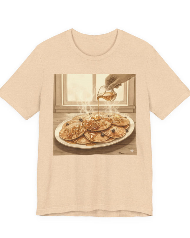 "Pancakes with Syrup" Unlimited 256 Unisex Jersey Short Sleeve Tee