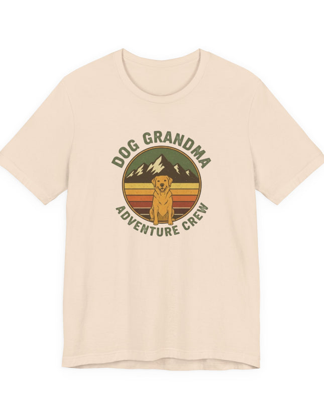 "Dog Grandma Adventure Crew" Unisex Jersey Short Sleeve Tee
