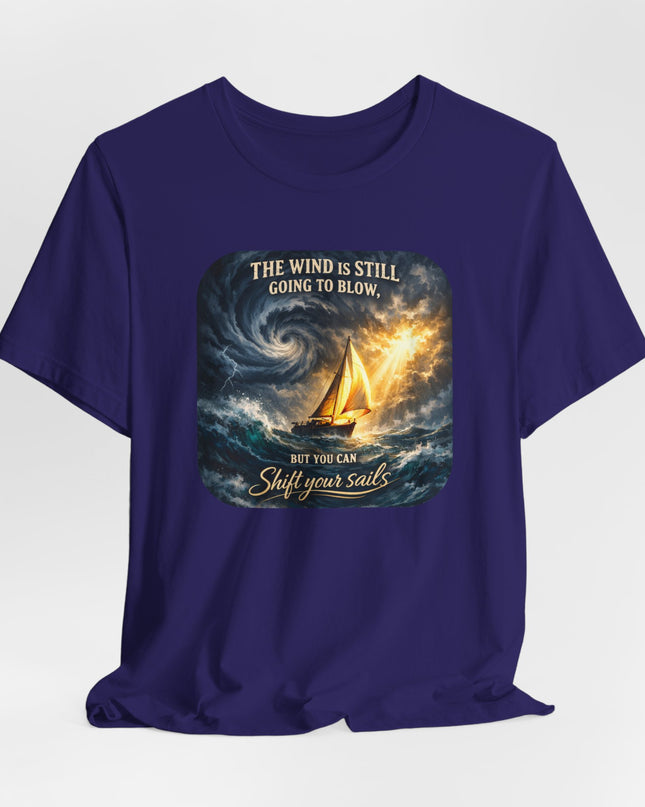 "Shift your Sails" Unisex Jersey Short Sleeve Tee