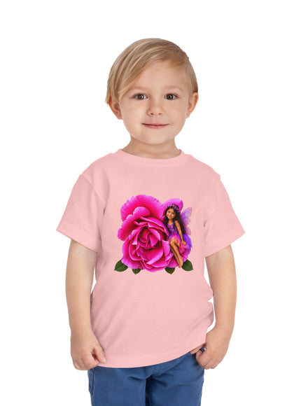 "Rose Fairy" Toddler Short Sleeve Tee
