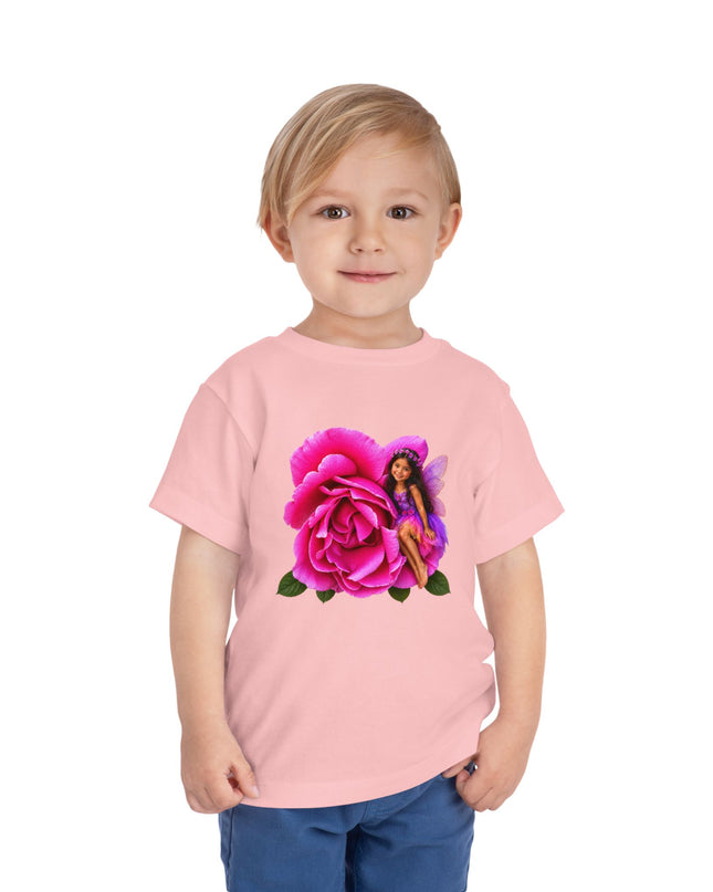 "Rose Fairy" Toddler Short Sleeve Tee