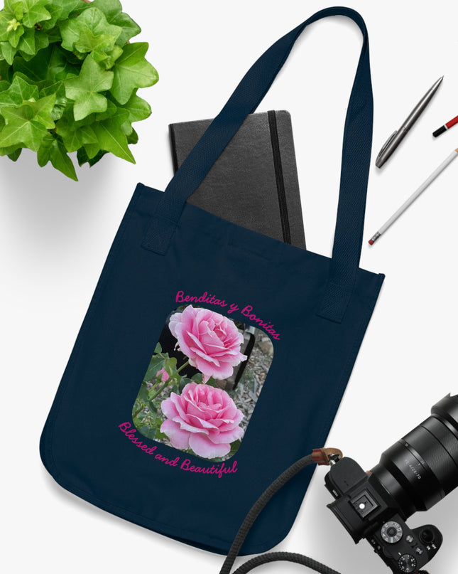 "Blessed and Beautiful" Organic Canvas Tote Bag