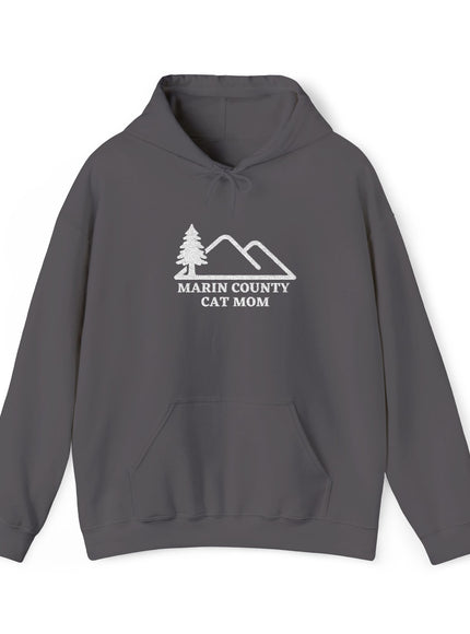 "Marin County Cat Mom" Unisex Heavy Blend Hooded Sweatshirt