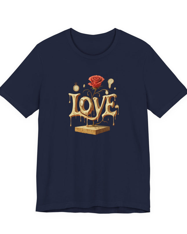"Love - Salvador Dali Style" Unisex Jersey Short Sleeve Tee
