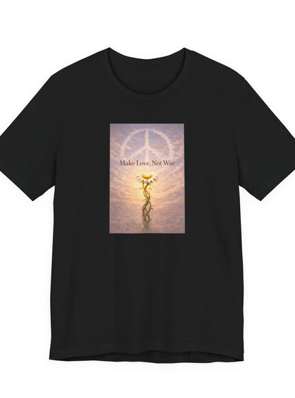 "Make Love Not War" Unisex Jersey Short Sleeve Tee