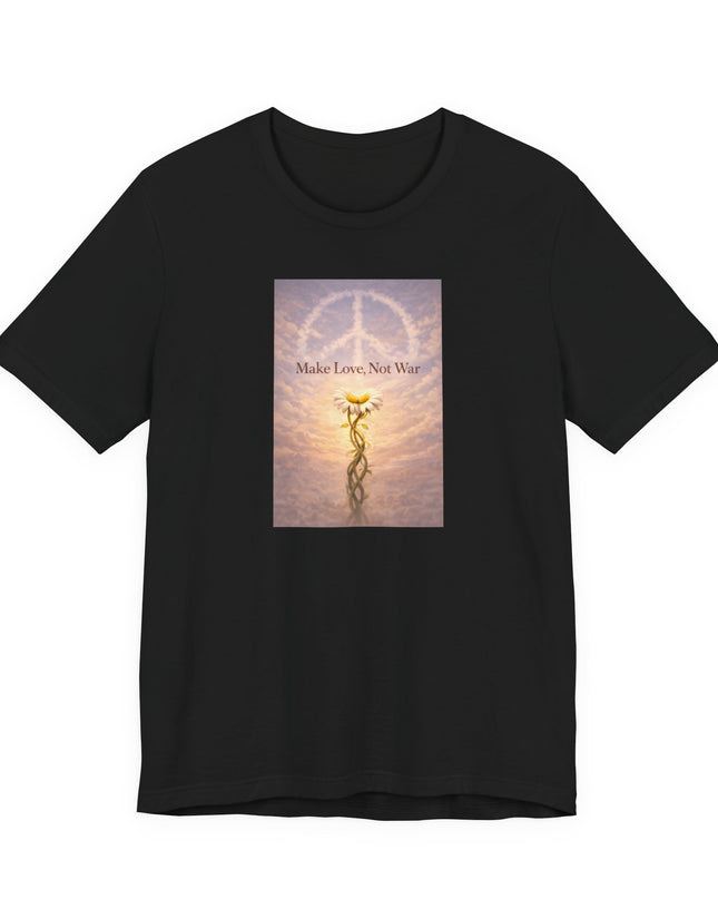 "Make Love Not War" Unisex Jersey Short Sleeve Tee