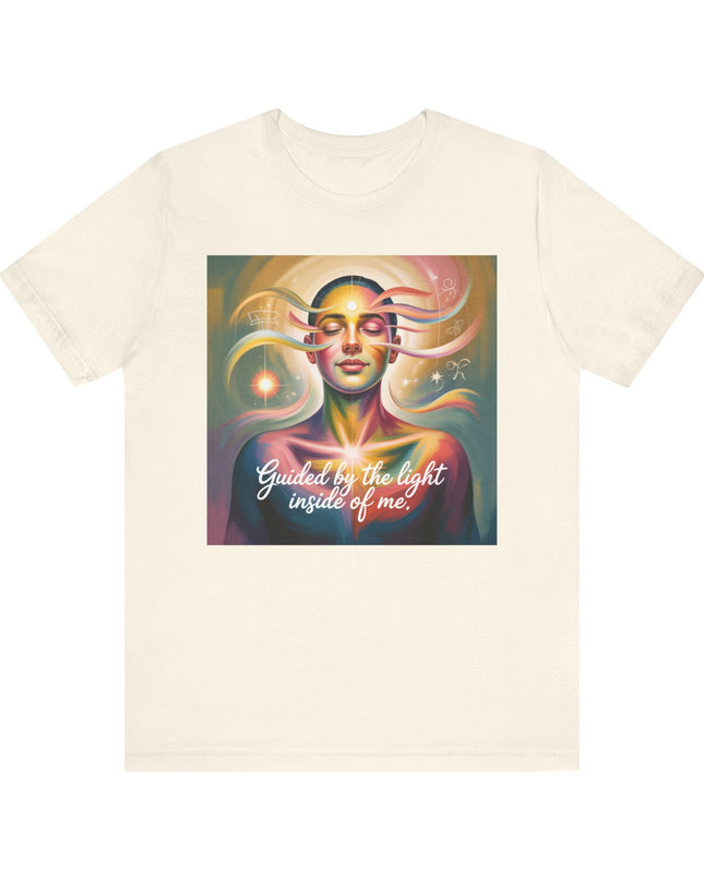 "Guided by the Light Inside of Me" Unisex Jersey Short Sleeve Tee