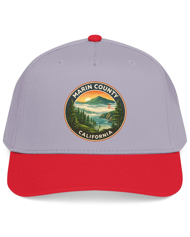 "Marin County, Above the Fog" Mid Profile Baseball Cap