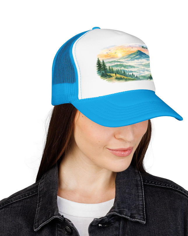 "Marin County, Where the Hills Meet the Sky" Foam Trucker Hat