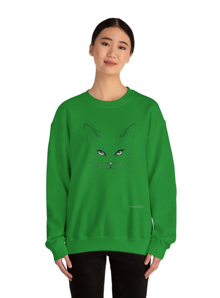 "Cat Face Sketch" Unisex Adult Sweatshirt