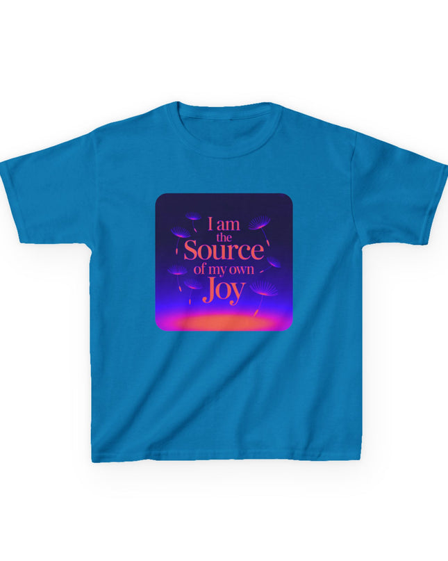 "I Am the Source of my Own Joy" Kids Heavy Cotton Tee