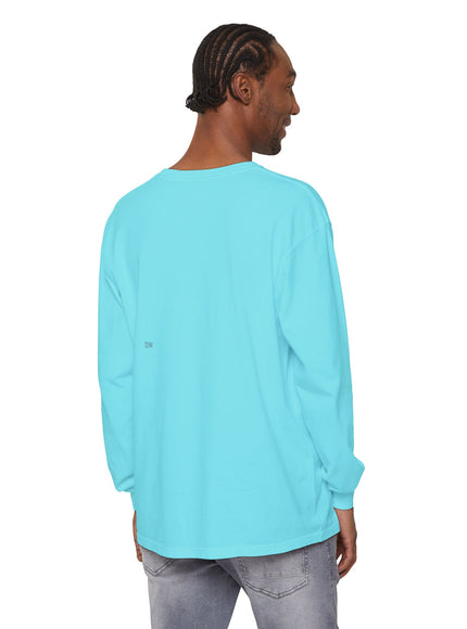 "California Poppies" Unisex Garment-dyed Long Sleeve T-Shirt