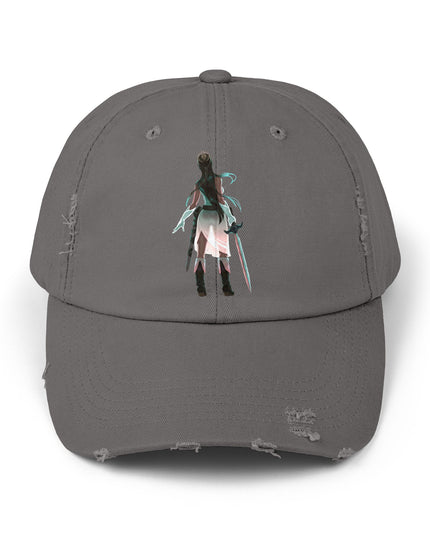 "Female warrior" Unisex Distressed Cap