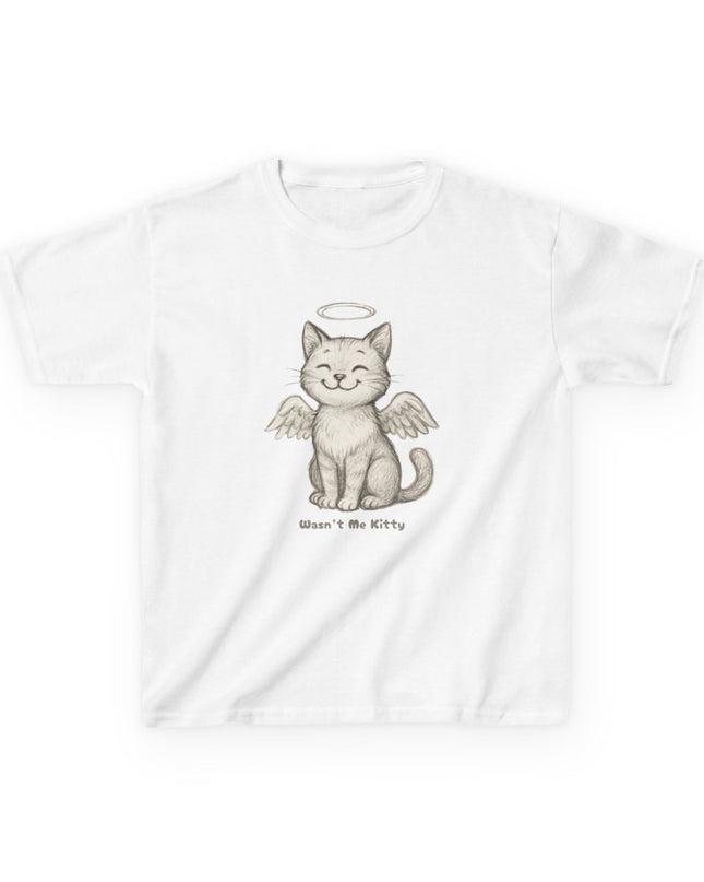 "Wasn't Me Kitty" Kids Heavy Cotton Tee
