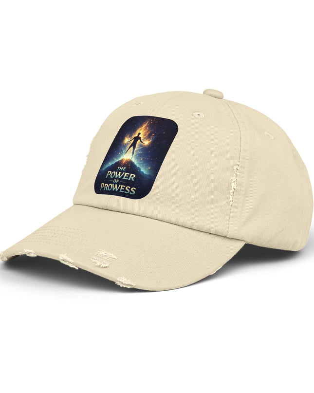 "The Power of Prowess" Unisex Distressed Cap
