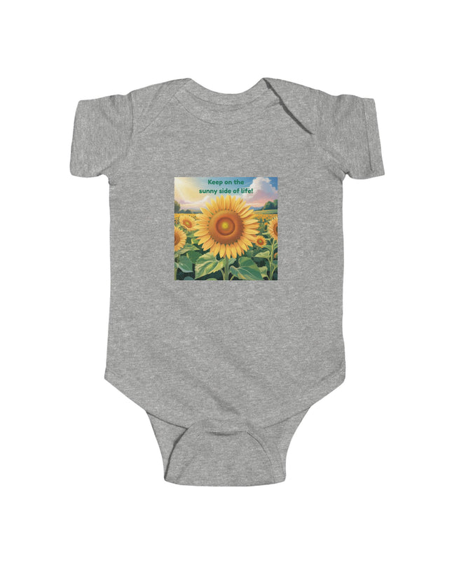 "Keep on the Sunny Side of Life" Infant Fine Jersey Bodysuit