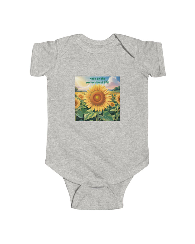 "Keep on the Sunny Side of Life" Infant Fine Jersey Bodysuit