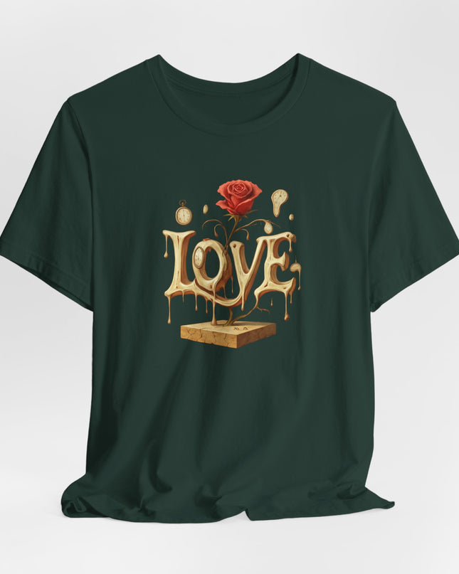 "Love - Salvador Dali Style" Unisex Jersey Short Sleeve Tee