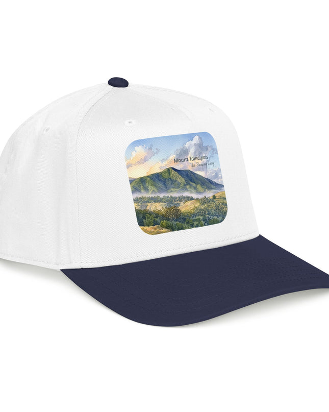 "Mount Tamalpais, the Sleeping Lady" Mid Profile Baseball Cap