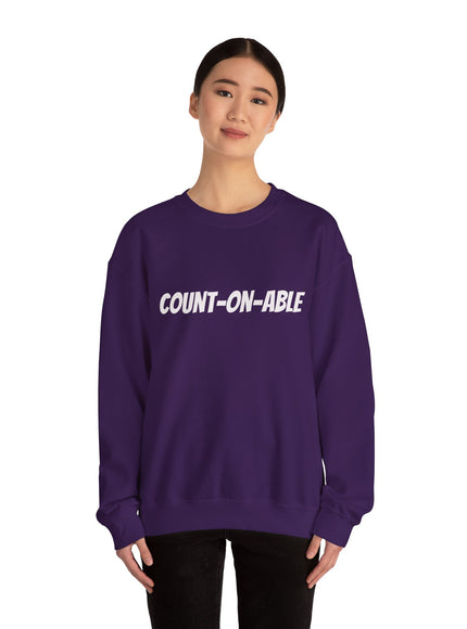 "Count-on-able" Unisex Adult Sweatshirt