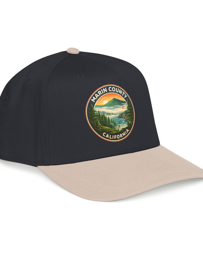 "Marin County, Above the Fog" Mid Profile Baseball Cap