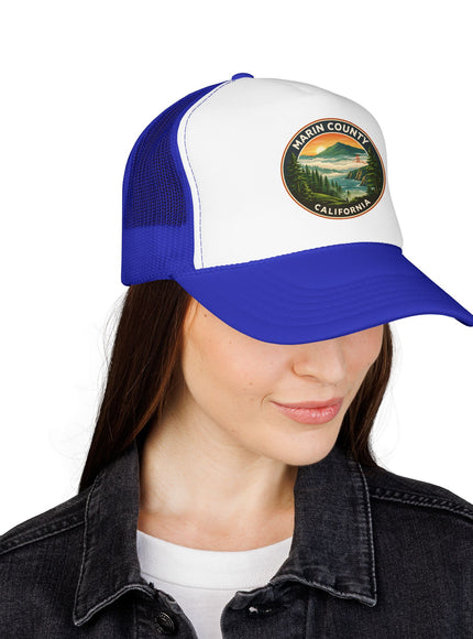 "Marin County, Above the Fog" Foam Trucker Hat