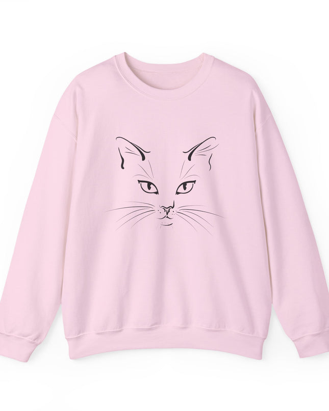 "Cat Face Sketch" Unisex Adult Sweatshirt