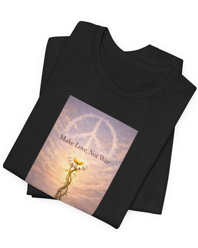 "Make Love Not War" Unisex Jersey Short Sleeve Tee
