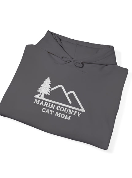 "Marin County Cat Mom" Unisex Heavy Blend Hooded Sweatshirt