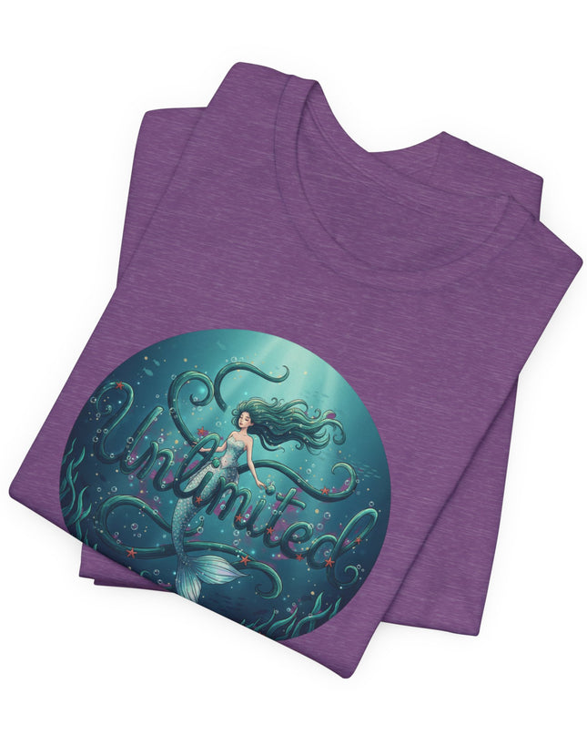 "Unlimited Mermaid" Unisex Jersey Short Sleeve Tee