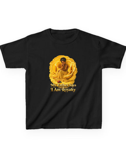 "My Father Says I am Royalty" Kids Heavy Cotton Tee