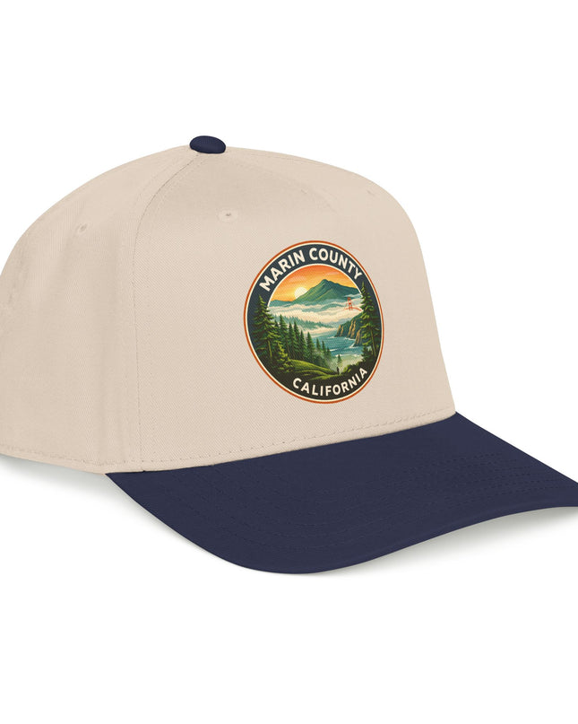 "Marin County, Above the Fog" Mid Profile Baseball Cap