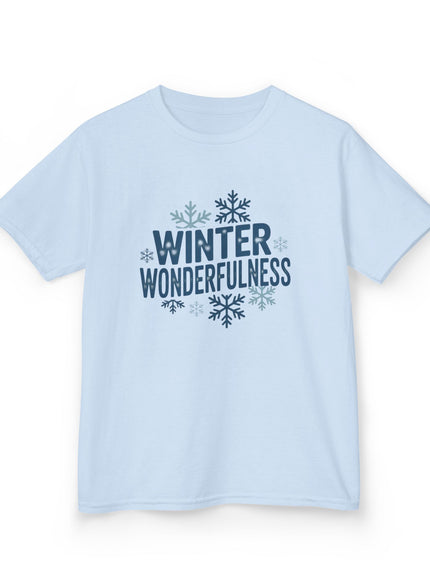 "Winter Wonderfulness" Kids Heavy Cotton Tee