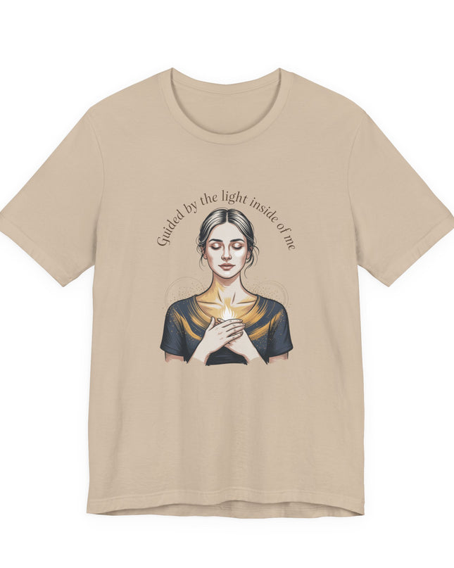 "Guided by the Light inside of Me" Unisex Jersey Short Sleeve Tee
