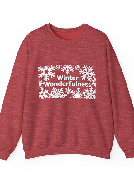 "Winter Wonderfulness" Unisex Adult Sweatshirt