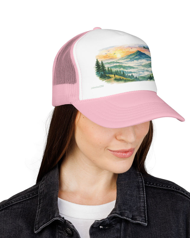 "Marin County, Where the Hills Meet the Sky" Foam Trucker Hat