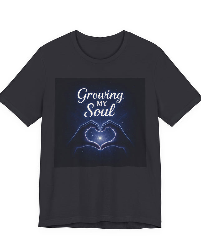 "Growing my soul, blue celestial" Unisex Jersey Short Sleeve Tee