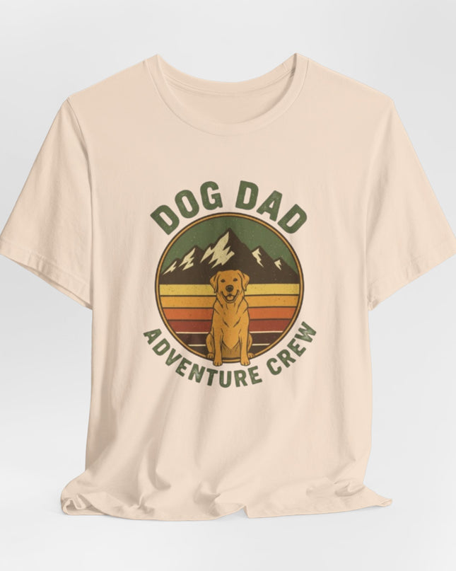 "Dog Dad Adventure Crew" Unisex Jersey Short Sleeve Tee