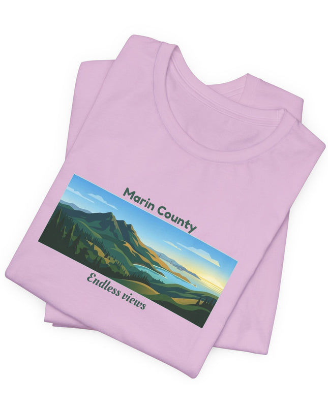 "Marin County - Endless Views" Unisex Jersey Short Sleeve Tee